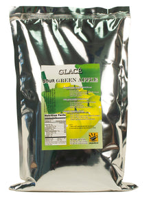 Mélange 4 en 1 Pomme Verte Acidulée pour thés aux perles, smoothies, lattes et frappés, sac de 3 lb (caisse de 6 sacs de 3 lb) - Mélange pour boisson en poudre polyvalent - Livraison gratuite partout au Canada pour les commandes de plus de 199 CAD