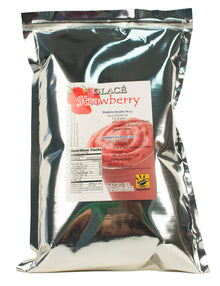 Mélange 4 en 1 à la fraise pour thé aux perles, smoothies, lattes et frappés, sac de 3 lb (caisse de 6 sacs de 3 lb) - Mélange pour boisson en poudre multi-usage - Livraison gratuite au Canada pour les commandes de plus de 199 CAD