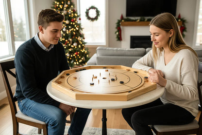 Le Standard Or - Jeu de Crokinole Traditionnel