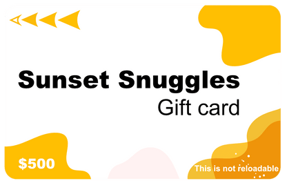 Cartes cadeaux Câlins au coucher du soleil