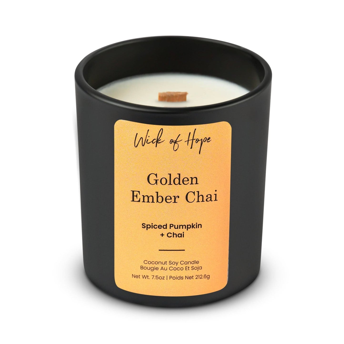 Golden Ember Chai Candle | Spiced Pumpkin + Chai