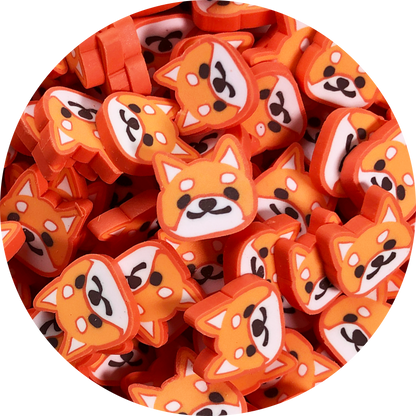 Tranches Fimo Shiba Inu