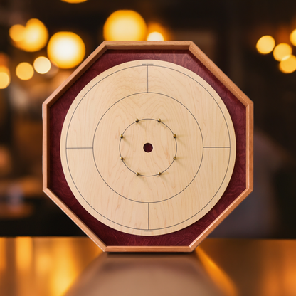 Le Bircher Baltique par Crokinole Canada - Grand Ensemble de Jeu de Crokinole Traditionnel