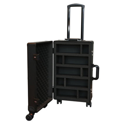 EVORETRO Graded Card Case — Show-Day Roller, TSA Lock, Foam