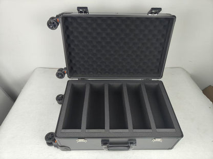 EVORETRO Graded Card Case — Show-Day Roller, TSA Lock, Foam
