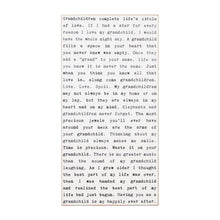 Typewriter Sign - Grandchildren