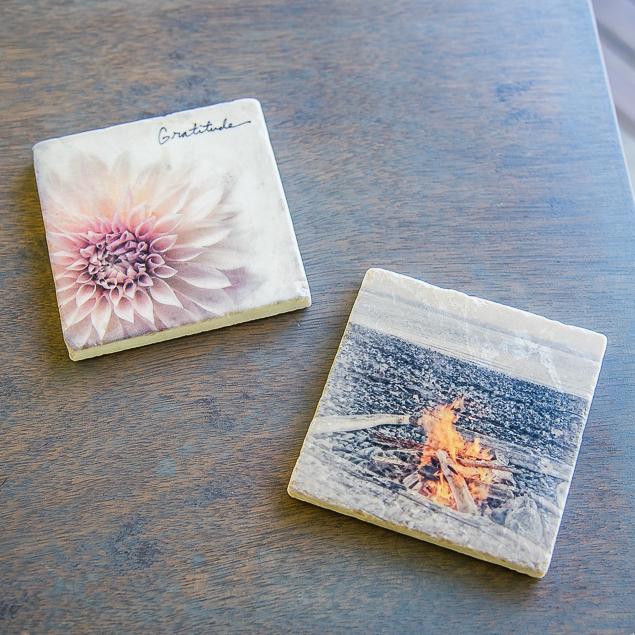 Marble Coasters - Lost & Found - Gratitude