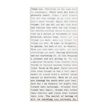 Typewriter Sign - Gratitude