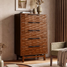 Elara Solid Wood Dresser with 5 Drawers