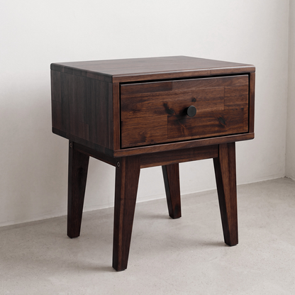 Sofia 1-Drawer Solid Wood Nightstand