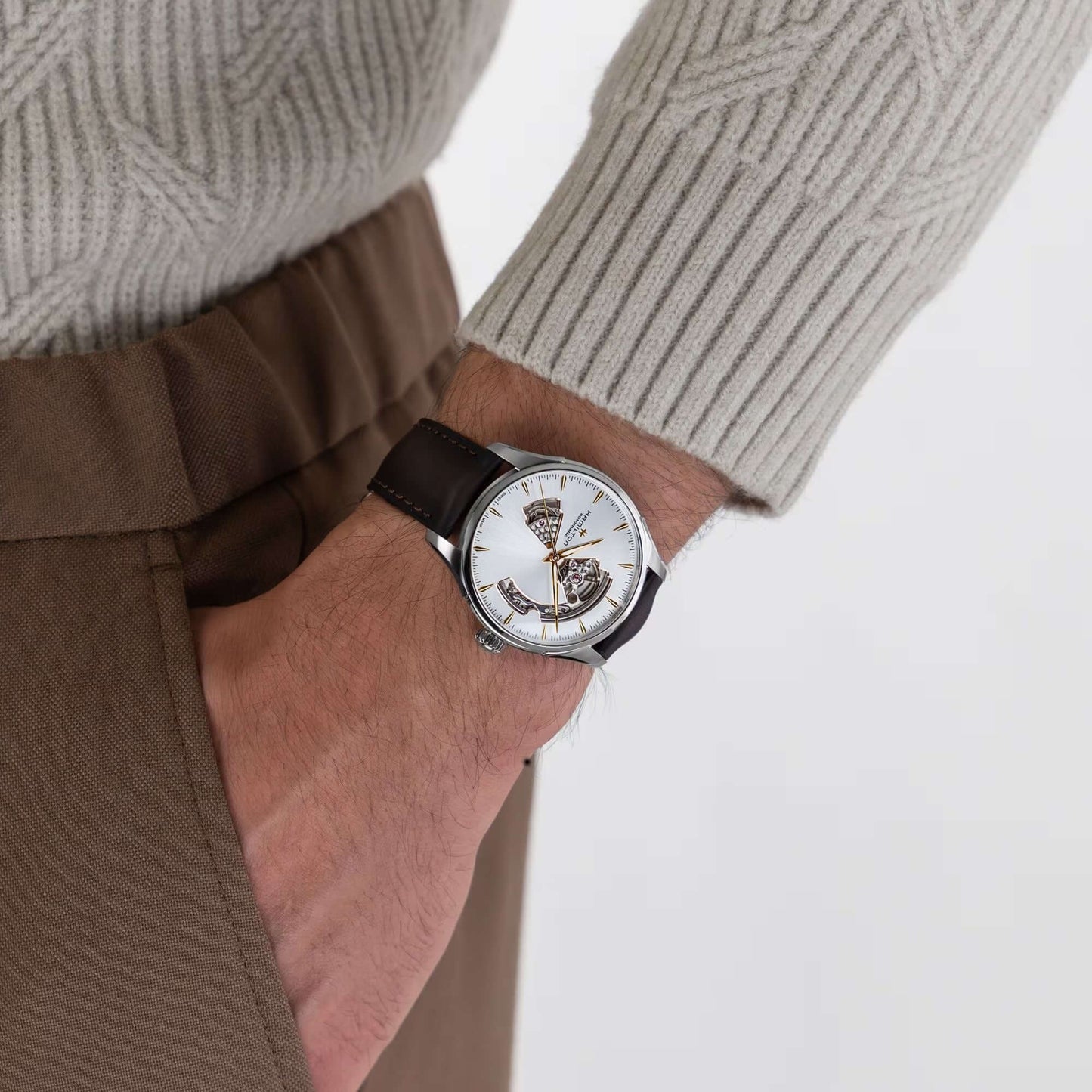 Montre Hamilton Jazzmaster Open Heart H32675551
