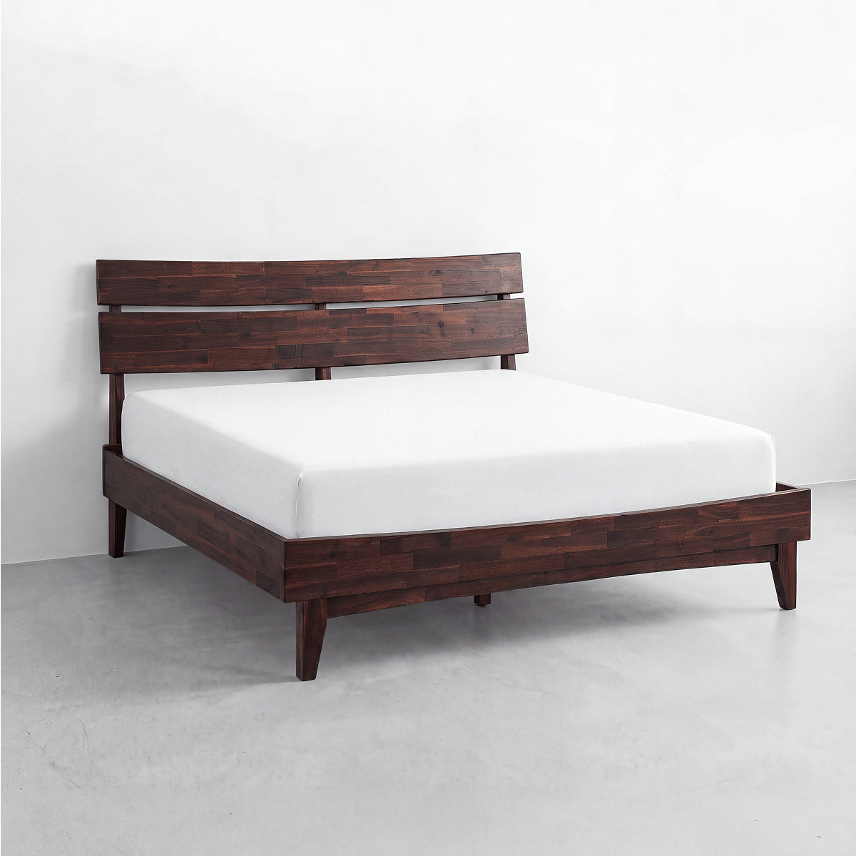 Aurora Solid Wood Bed Frame