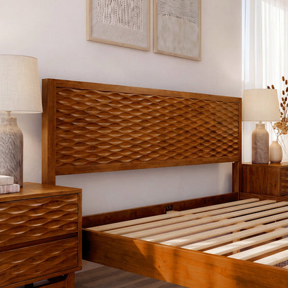 Elara Solid Wood Bed Frame