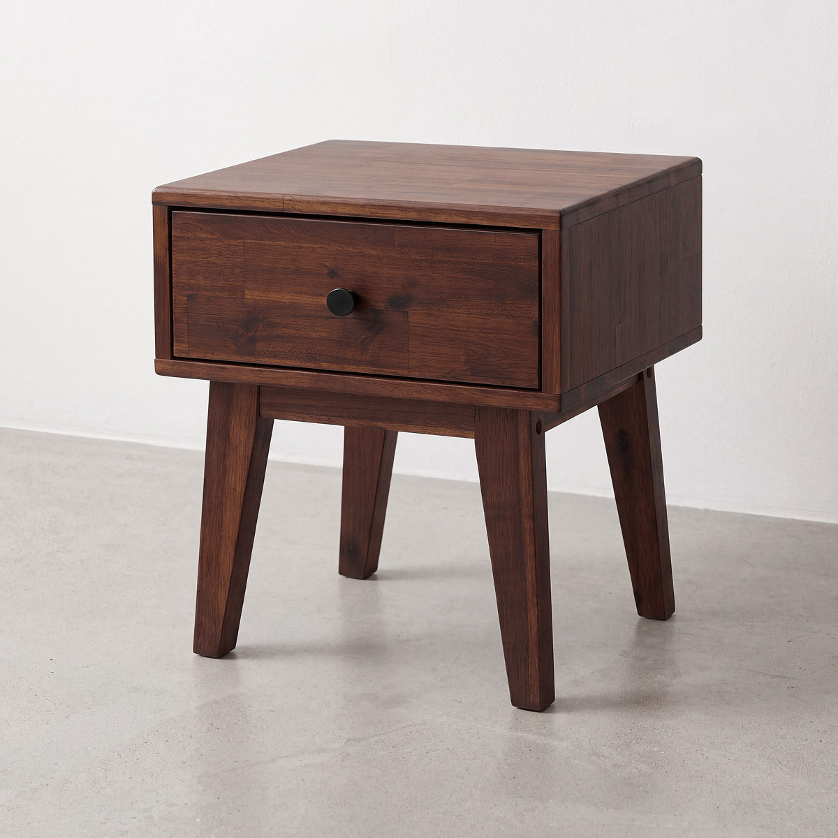 Sofia 1-Drawer Solid Wood Nightstand