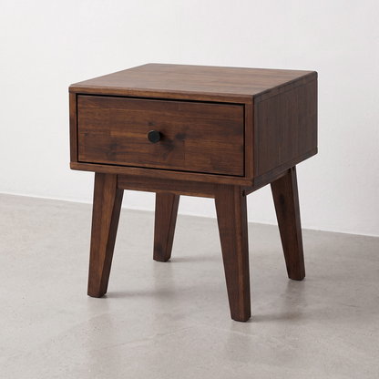 Sofia 1-Drawer Solid Wood Nightstand