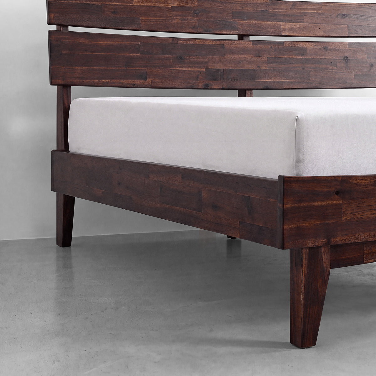 Aurora Solid Wood Bed Frame