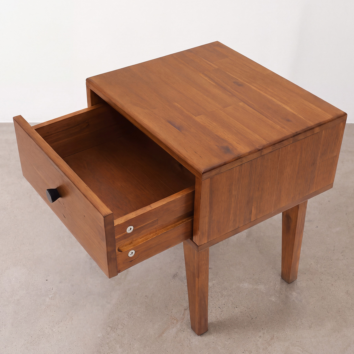 Sofia 1-Drawer Solid Wood Nightstand