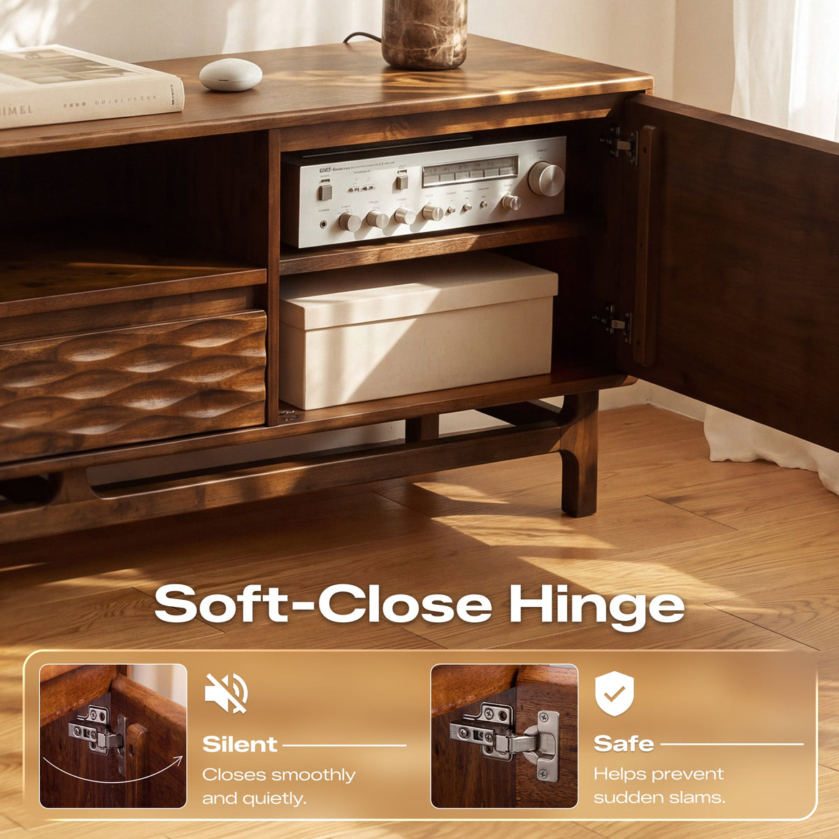 Elara Solid Wood TV Stand