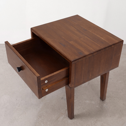 Sofia 1-Drawer Solid Wood Nightstand