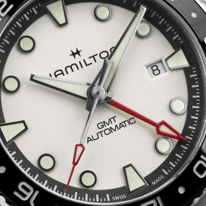 Montre Hamilton Khaki Navy Scuba Automatique GMT 43 mm H82555150