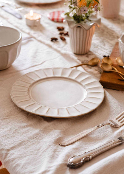 The Ribbed Ceramic Plate