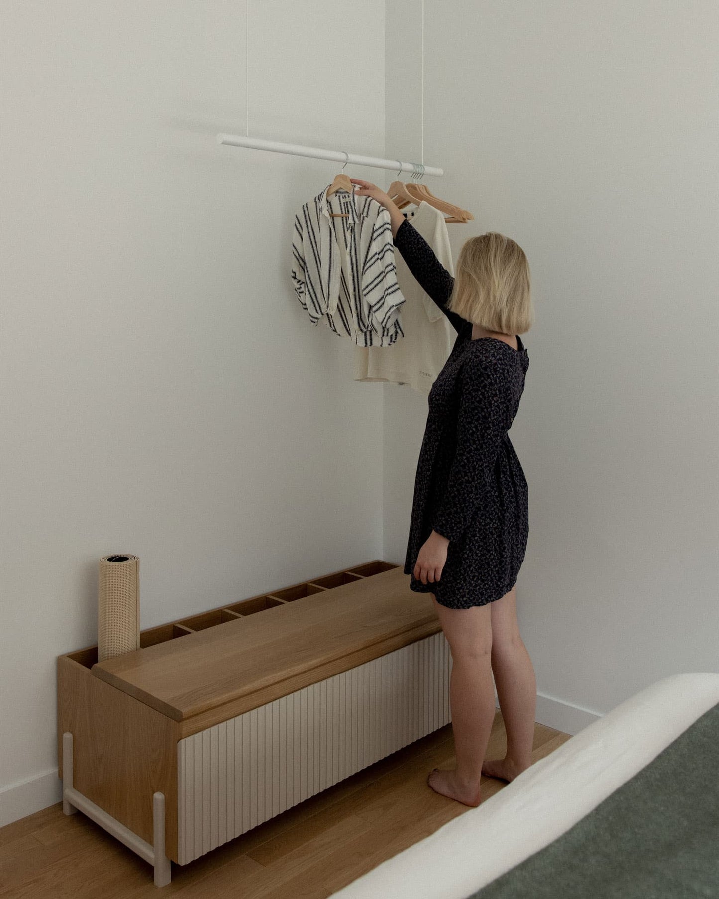 Ceiling Clothing Rack
