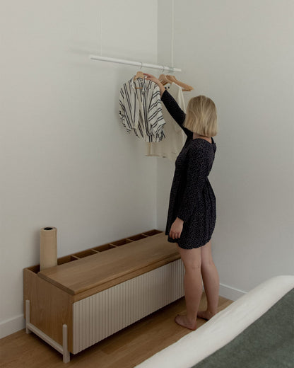 Ceiling Clothing Rack