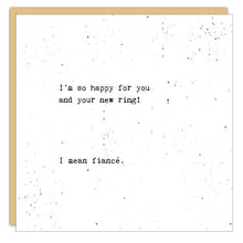 Stationery - Little Gem Card - Happy For Your Ring