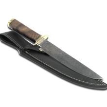 Ginza Steel Haruto-III Bowie Knife - 9" Blade with Leather Sheath