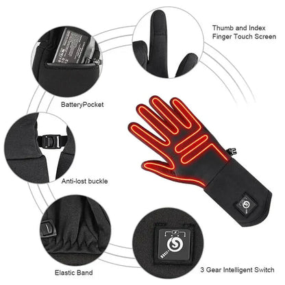 Sous-gants fins respirants et chauffants