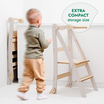 Tour d'apprentissage Helper : un tabouret pliant multifonctionnel pour enfants
