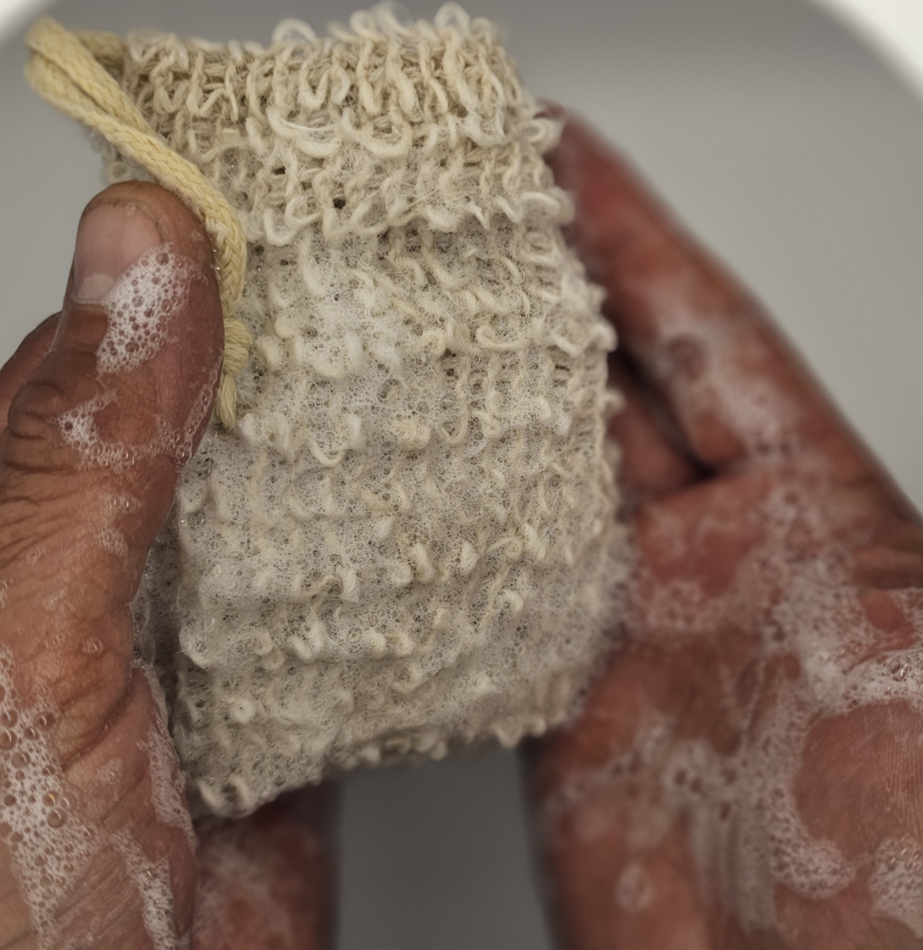 Sac à Savon Réutilisable en Chanvre