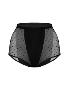High-Waist Polkadot Panties Full Coverage, Deneb