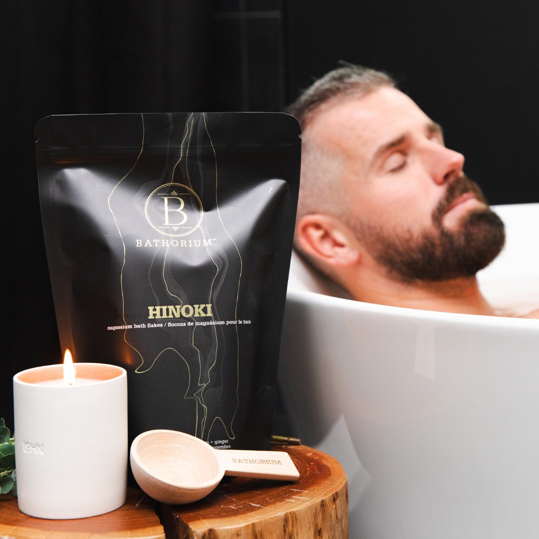 Copeaux de bain au magnésium Hinoki