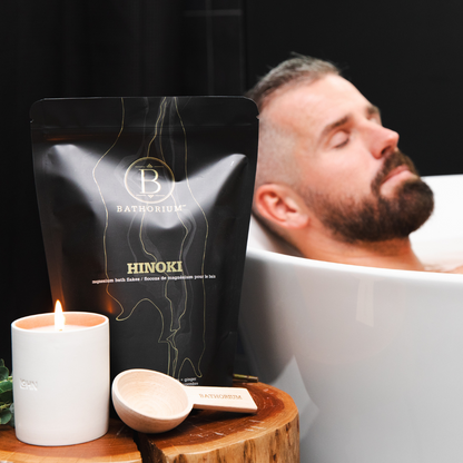 Copeaux de bain au magnésium Hinoki