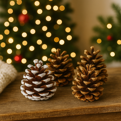 Pinecones - Natural & Frosted