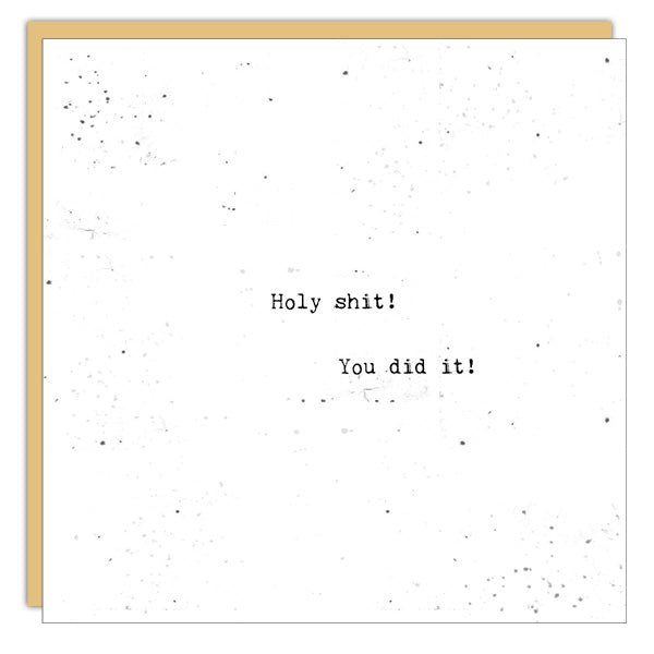 Stationery - Little Gem Card - Holy Shit