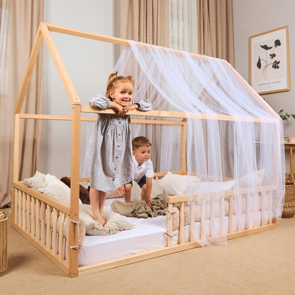 Lit cabane pour enfants et tout-petits à partir d'1 an.