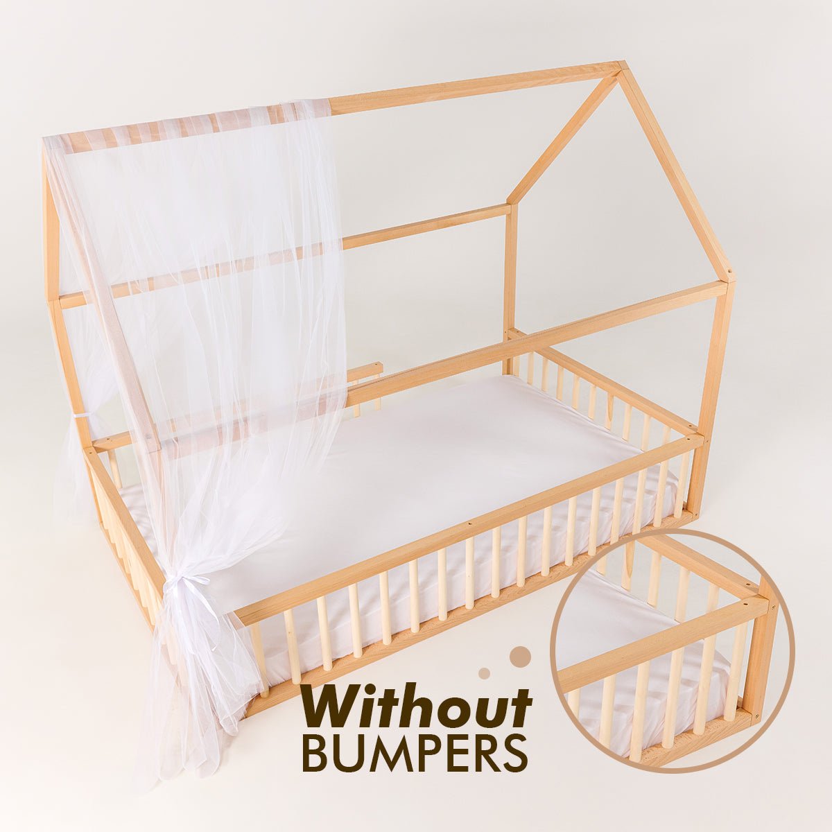 Lit cabane pour enfants et tout-petits à partir d'1 an.