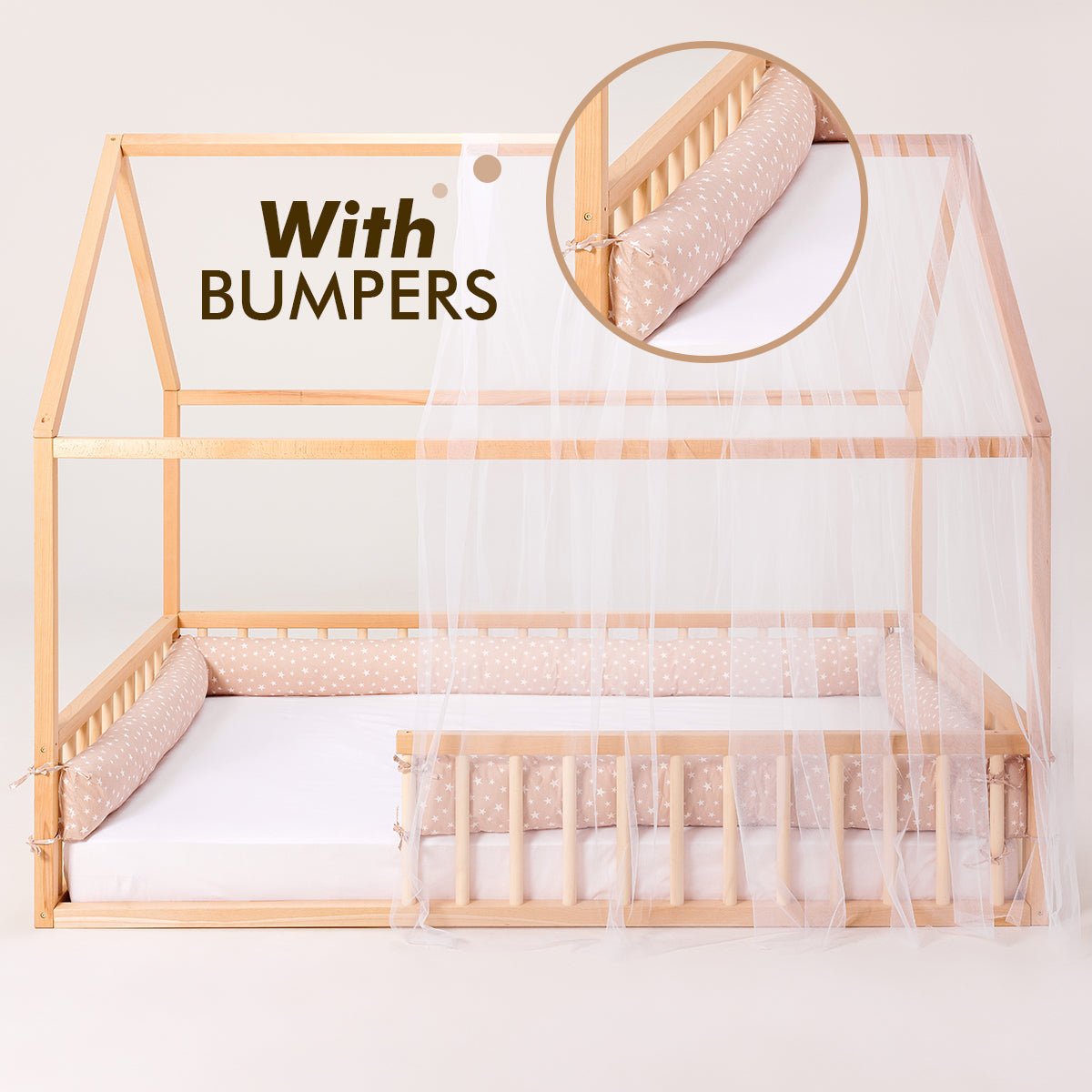Lit cabane pour enfants et tout-petits à partir d'1 an.