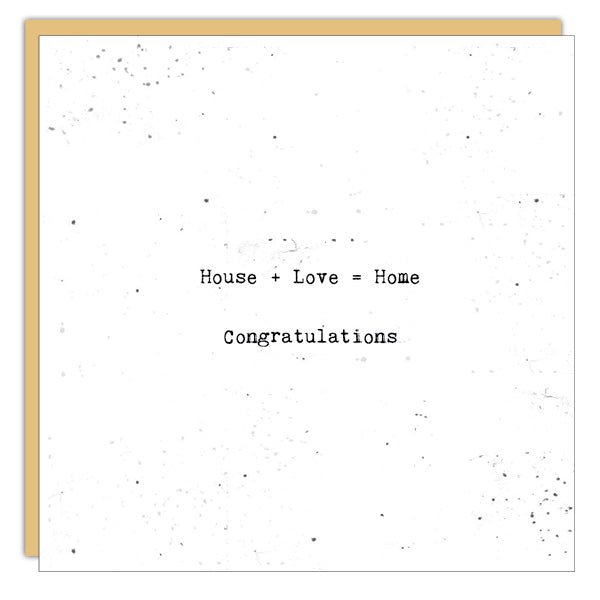 Stationery - Little Gem Card - House + Love
