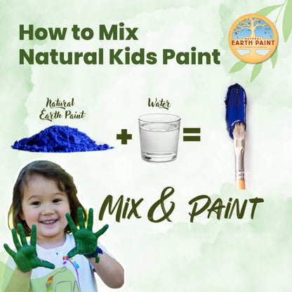 Kit de peinture naturelle pour enfants