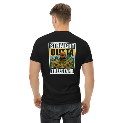 T-shirt d'humour de chasse tout droit sorti de l'affût