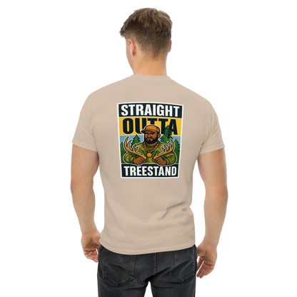 T-shirt d'humour de chasse tout droit sorti de l'affût
