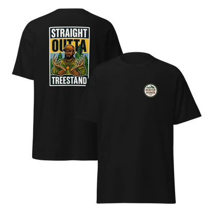 T-shirt d'humour de chasse tout droit sorti de l'affût