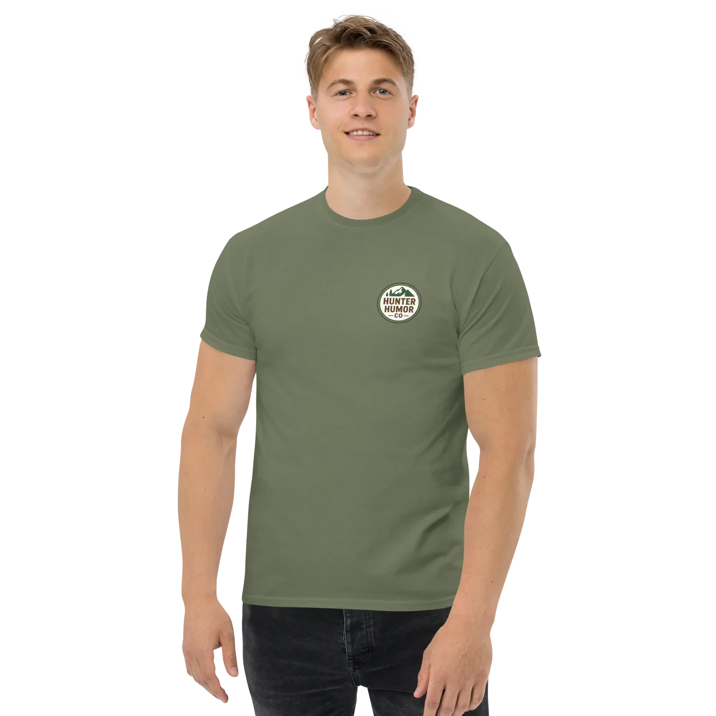 T-shirt d'humour de chasse tout droit sorti de l'affût