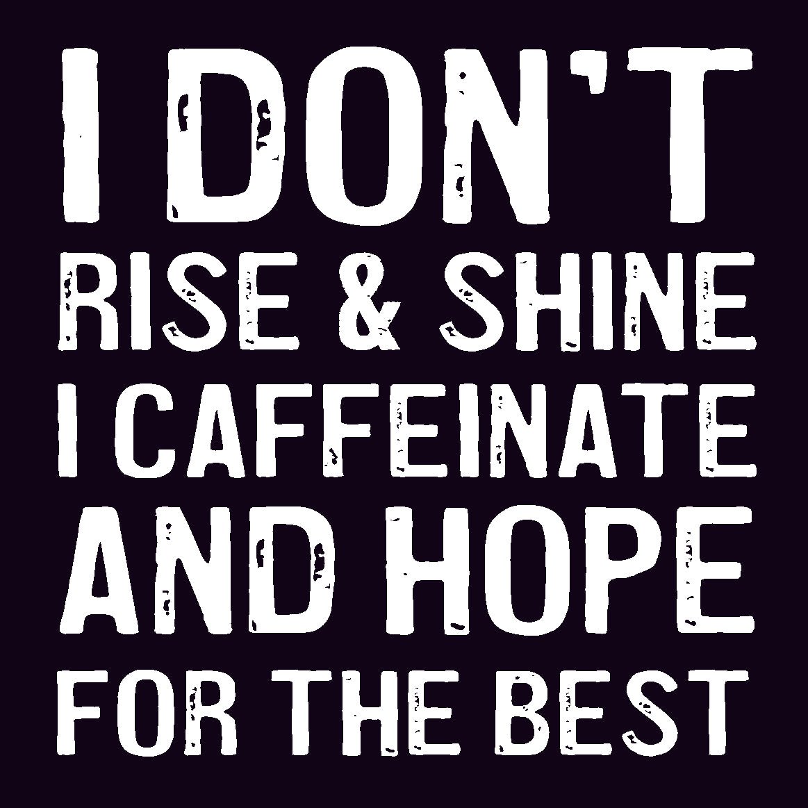 Coasters or Magnets - I Don't Rise & Shine