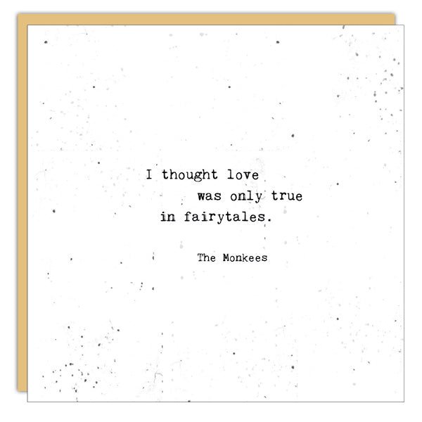 Stationery - Little Gem Card - I Thought Love