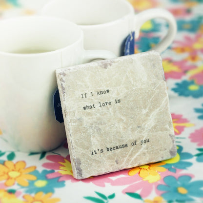 Marble Coasters - Little Gem - If I Know