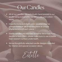 Small Ribbed Hourglass Pillar Candle: Sculptural Soy Wax Candle